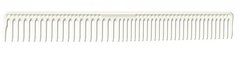Гребінець JRL для довгого тонкого волосся білий, 23см (JRL-306) JRL-306