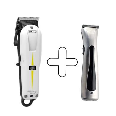 Комбо набор "Wahl Barber Combo 5 star" (Magic Clip Cordless + Detailer Wide Cordless) 08591-616