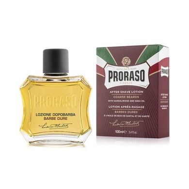 Лосьон После Бритья Proraso Red After Shave Lotion Coarse Beards Sandalwood 100 мл 2213