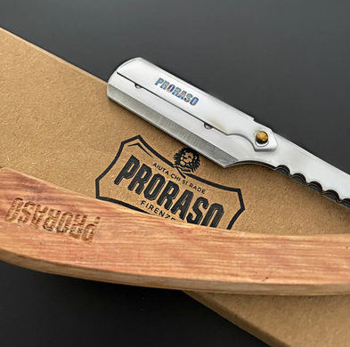 Опасная бритва (шаветта) Proraso Shavette straight razor деревянная 54 г 2408