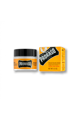 Воск для усов Proraso Wood & Spice Beard wax средняя фиксация 15 мл 1593