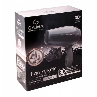 Фен GAMA DIAMOND 3D TITAN KERATIN (GH0303) GH0303