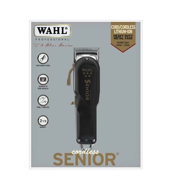 Комбо-набір "Wahl Combo Black" (Senior Cordless+ Detailer Black) 08504-08081