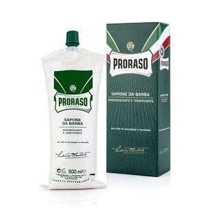 Крем Для гоління Proraso Green Shaving Cream Tube Refresh Eucalyptus 500 мл 489