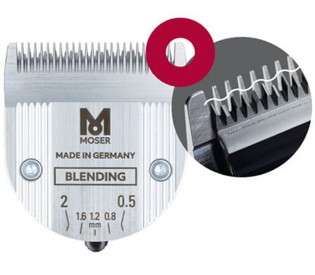 Ножовий блок Moser Blending Blade 1887-7050 плоский для стрижки або тушевки волосся, 0,5-2 мм. 1887-7050