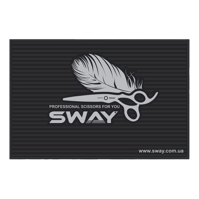 Парикмахерский резиновый коврик для инструментов Sway 45х30х0,5 см. 116 1006