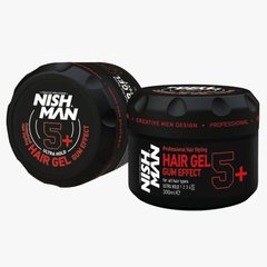 Гель для волосся екстрасильної фіксації Nishman Ultra Hold Hair Gel Gummy 5+ 300 мл 4220