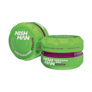 Віск для стилізації волосся Nishman Hair Styling Wax Keratine 05 150 мл 4208