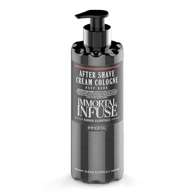 Крем після бриття чорний Immortal Infuse Cream Deep Dark INF-17