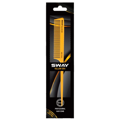 Гребінець із пластиковим шпикулем Sway Yellow ion+ 002 130 002