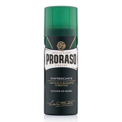 Пена Для Бритья Proraso Green (New Version) Shaving Foam Refresh Eucalyptus 300 мл 251821