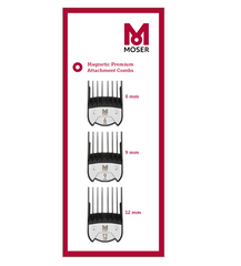 Набір магнітних насадок Moser Magnetic Premium 1801-7020 (6, 9 та 12 мм 3 шт). 1801-7020