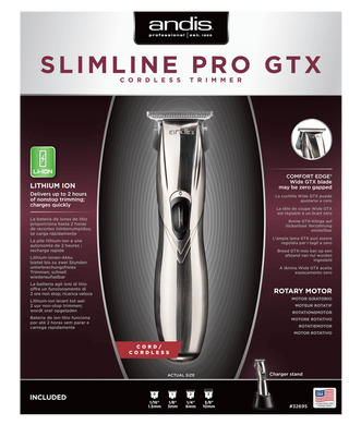 Тример Andis D-8 SlimLine Pro GTX 32695 з Т-подібним ножем AND32695