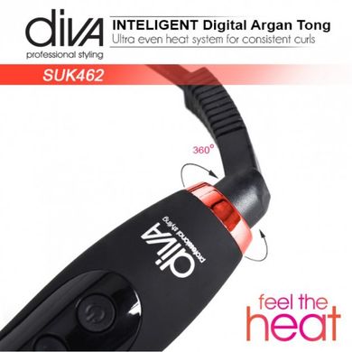 Плойка для волосся Diva D462 Argan Digital Tong 16 мм D462