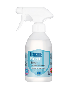 Дезінфекційний спрей для водостійких та пористих поверхней, текстиля та шкіри Disicide+ Spray, 300 ml D035022