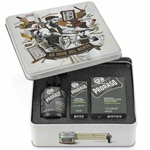 Набір Для Бороди Proraso Metal Box Beard Care Cypress & Vetyver Gift Set 2375