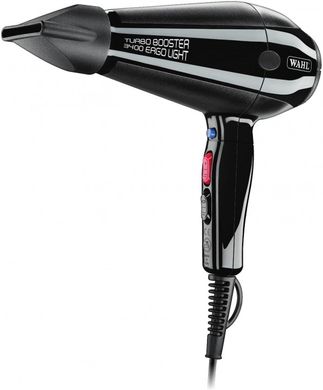 Фен для волосся Wahl Turbo Booster 3400 Ergolight 4314-0475, чорний 4314-0475