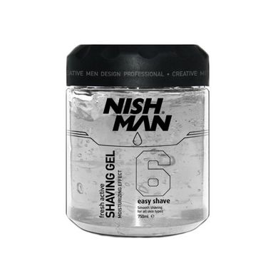 Гель для гоління Nishman Shaving Gel No.6 Fresh Active 750 мл 3973