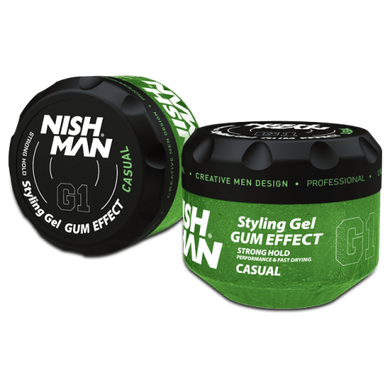 Гель для волосся сильної фіксації Nishman Ultra Hold Hair Gel Casual G1 300 мл 4218