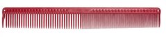 Класичний гребінець JRL для стрижки волосся, червоний, 22см JRL-305RED