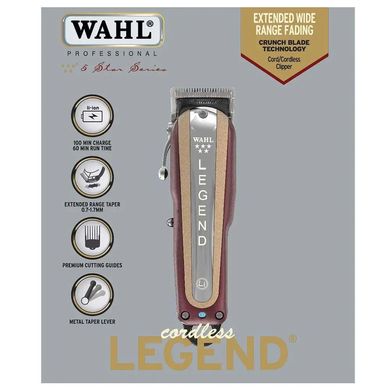 Професійна машинка для стрижки WAHL Legend Cordless 5V 08594-016