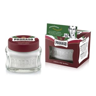 Крем до бритья Proraso Red (New Version) Pre-shaving cream с маслом ши для жесткой щетины 100 мл 2517