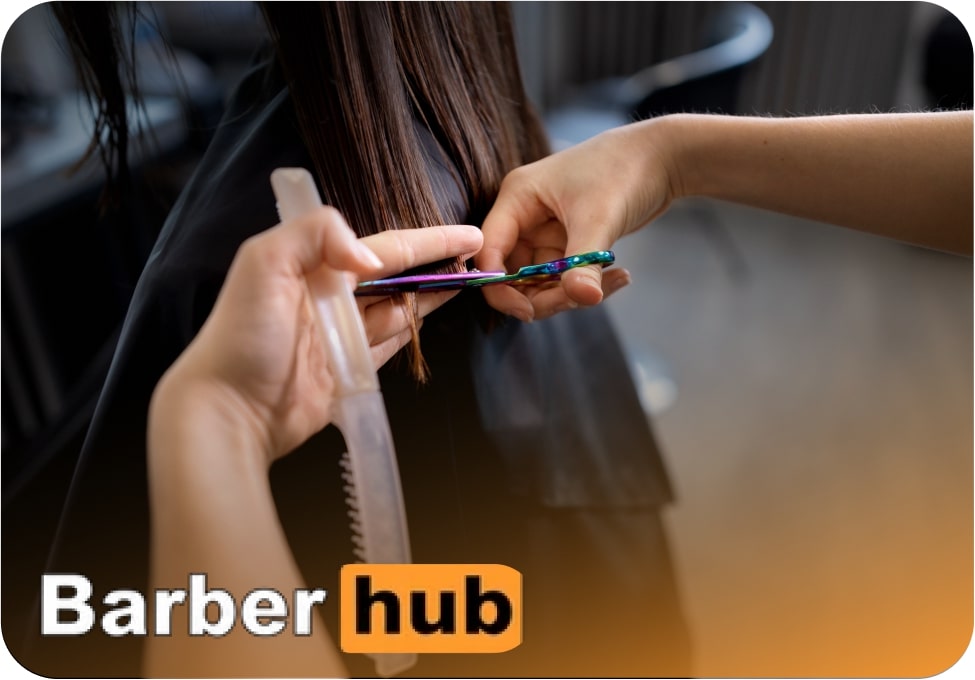 профессиональные ножницы для стрижки barber hub